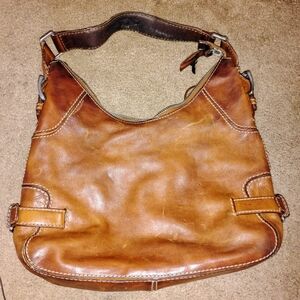 Michael Kors Brown Leather Shoulder Hobo